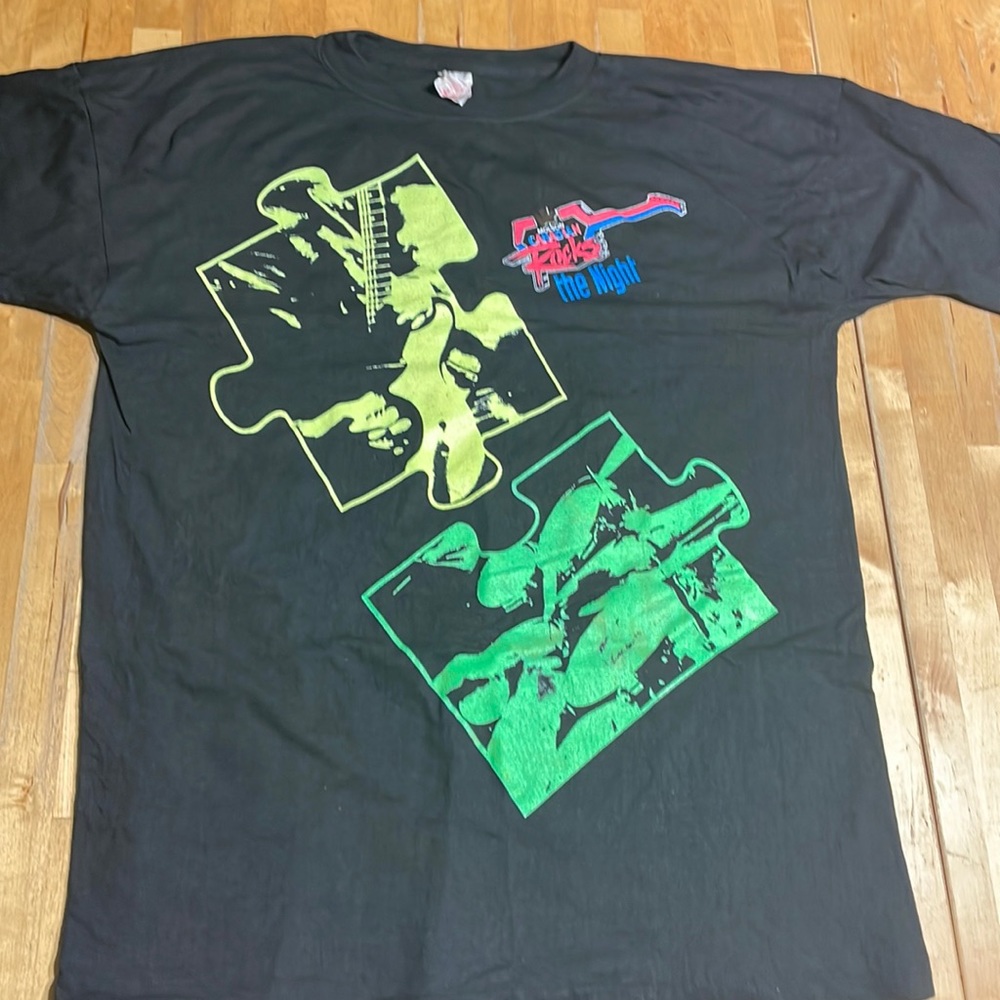 COPY - Vintage molson rocks the night tshirt